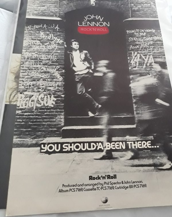 John Lennon Rock 'N Roll Promo Poster